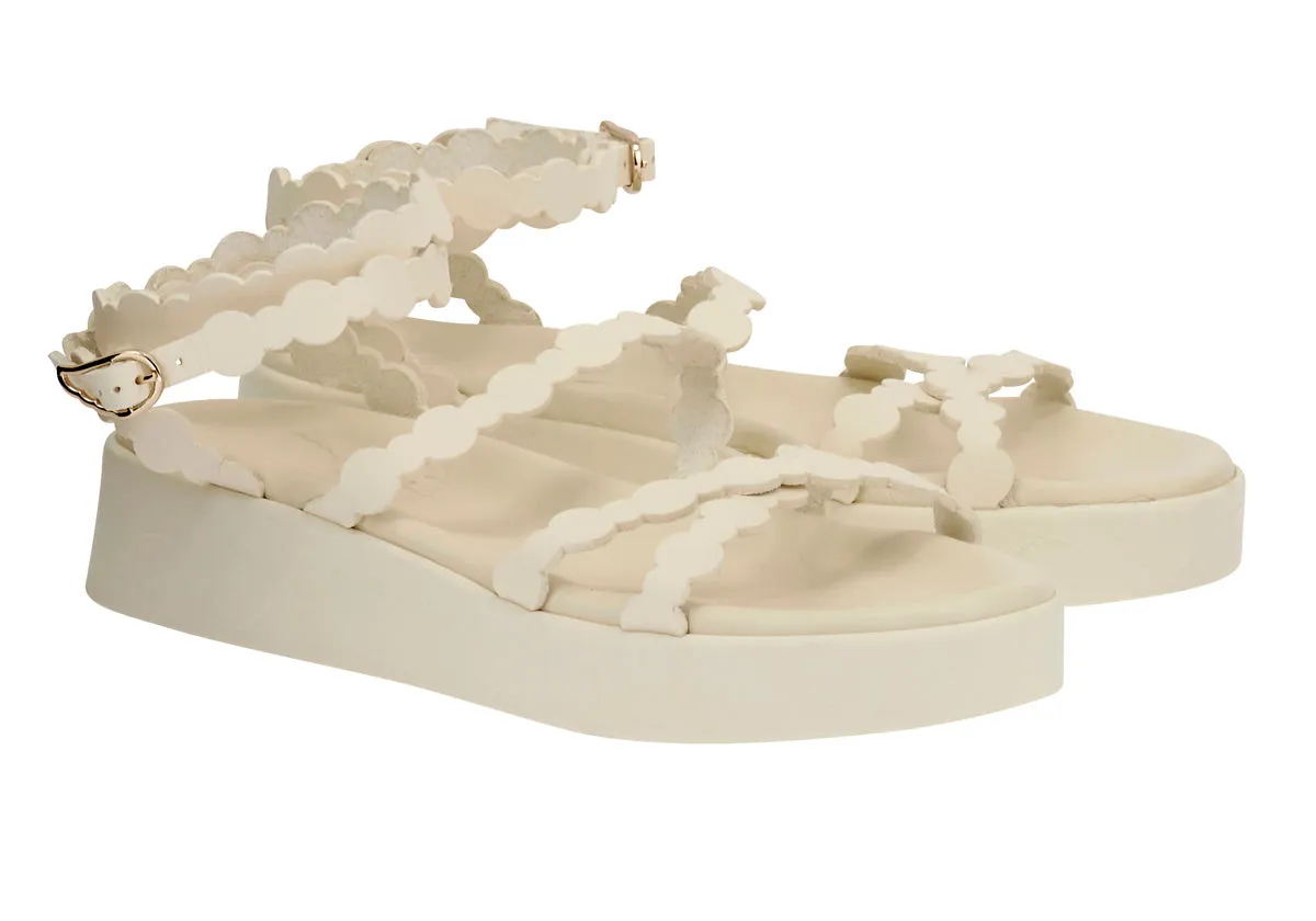 AGS Aspis Sandals in Off White