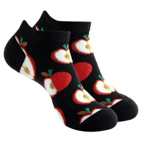 Apple Pattern Ankle Socks (Adult Medium - Women's Shoe Sizes 5-10)