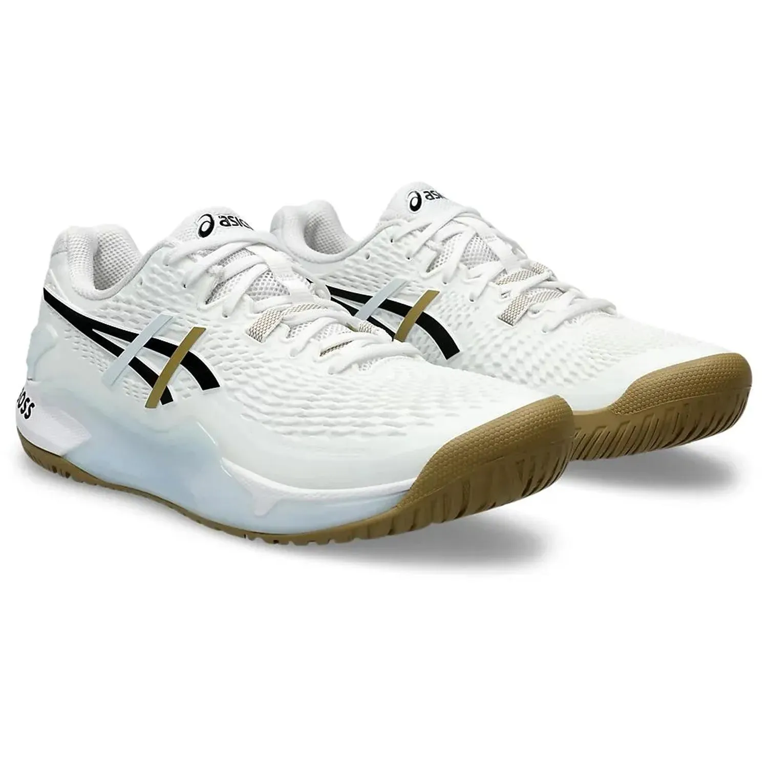 Asics Hugo Boss X Gel Resolution 9 Tennis Shoes, White/Black