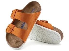 Birkenstock Arizona Soft Footbed Sandals in Vibrant Russet Orange