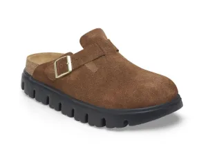 Birkenstock: Boston Chunky Dark Tea Clog