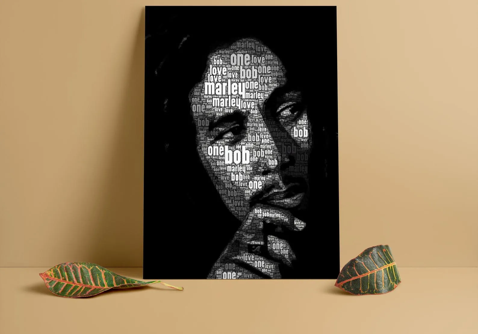 Bob Marley Custom Printing, Home Decor, Wall Hanging, Custom Canvas, Bob Marley Art, Singer Print, Jamaican Musician