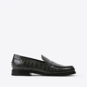 College Loafer Charcoal Crocco