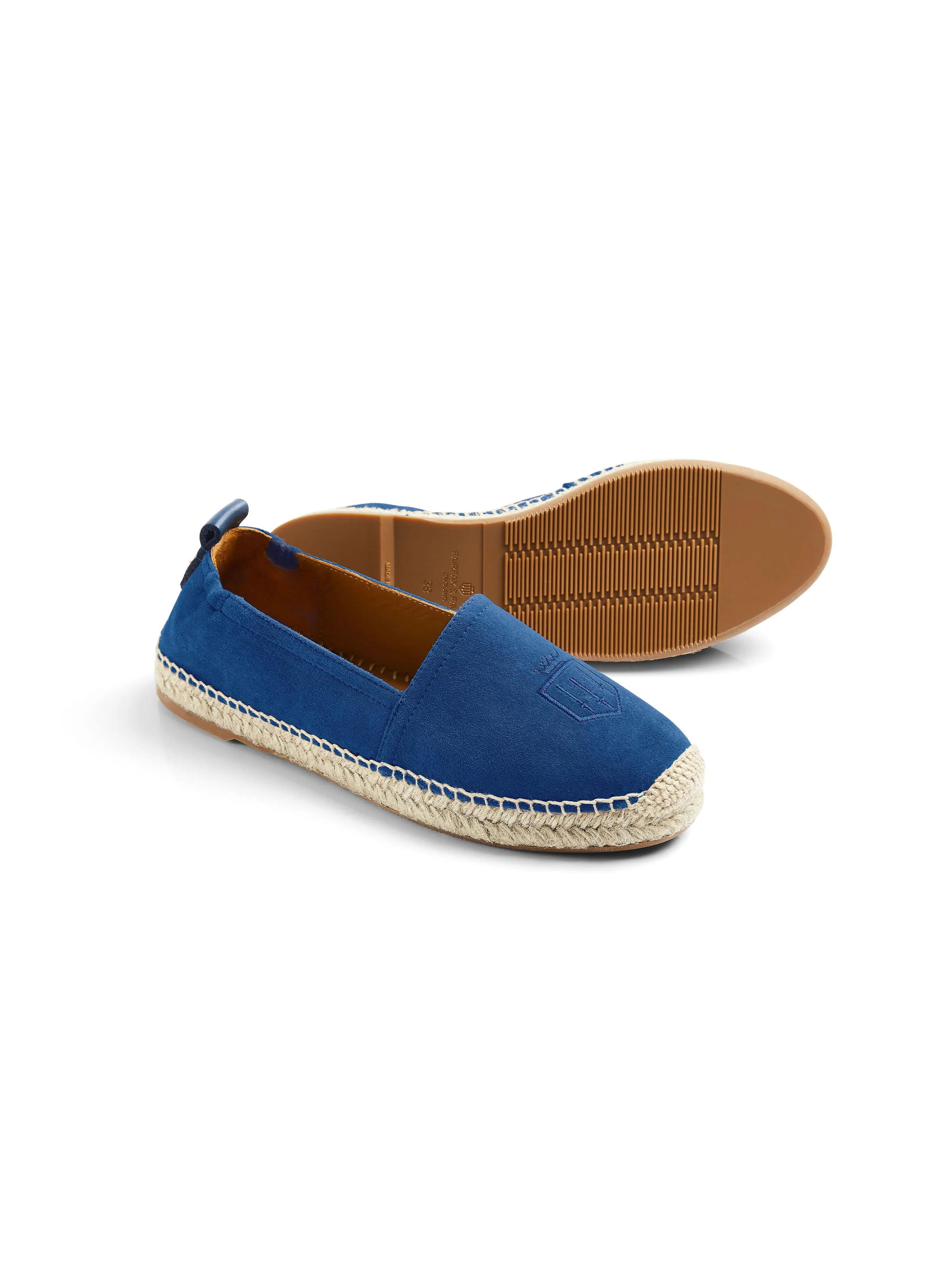 Monaco Flat - Porto Blue Suede