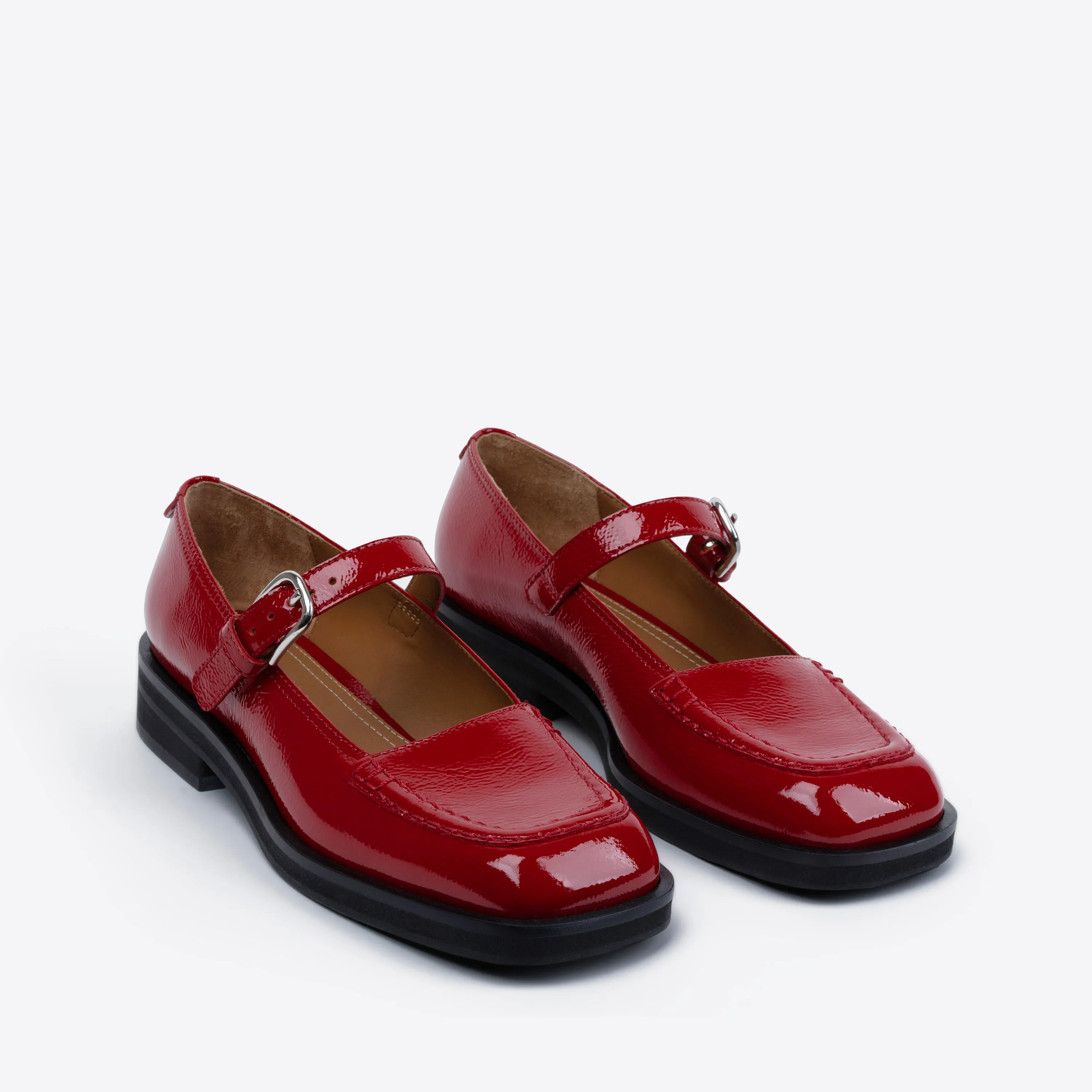 Norman Maryjane Red Patent