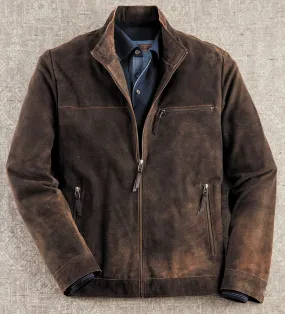 Patrick James Suede Blouson Jacket