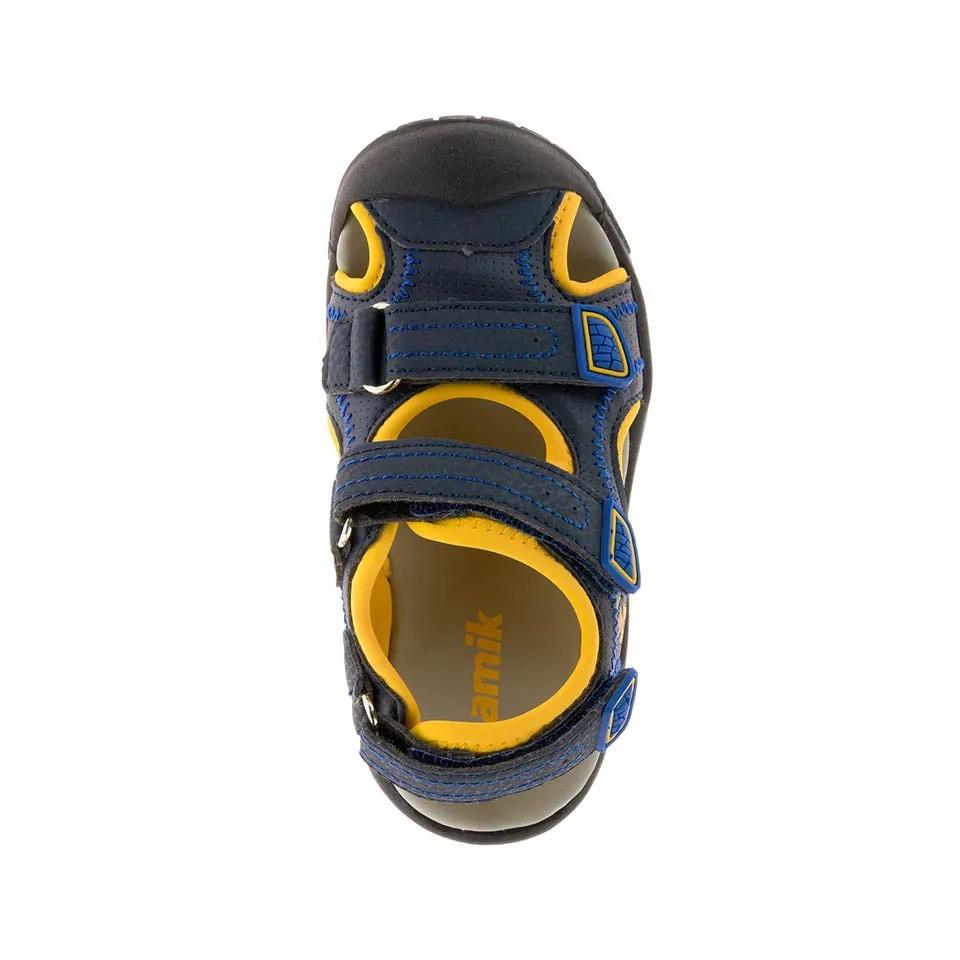 Seaturtle 2 Kid's Sandal - Navy/Yellow