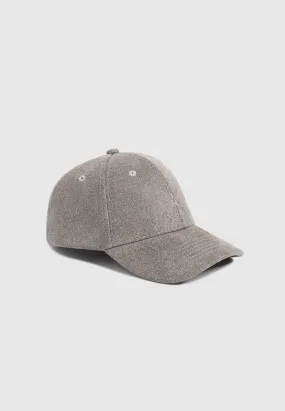 Signature Suede Cap - Grey