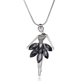 The Odile Odette Crystal Ballerina Necklace